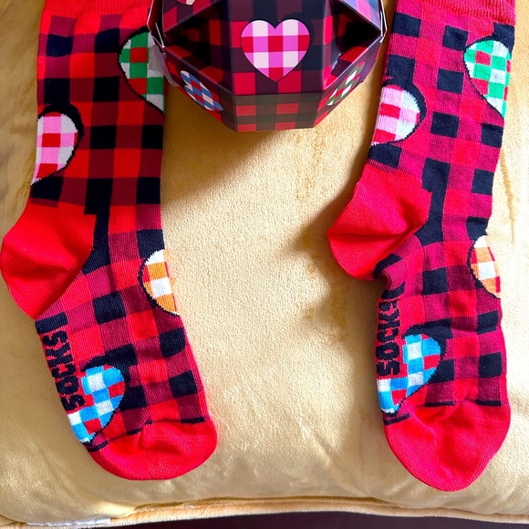 NWT ♥️ HAPPY SOCKS Adult Crew Socks - Picture 10 of 11